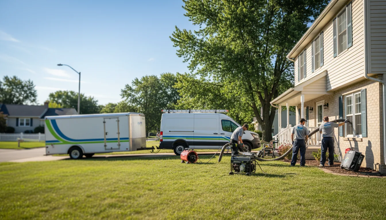 Flooded Basement Restoration And Cleanup With Repair in Wolverine, MI near me